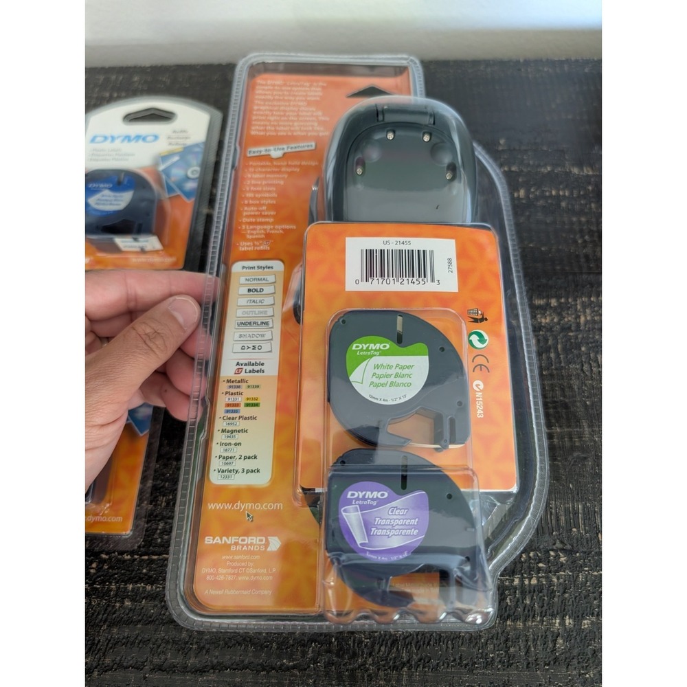 Dymo LetraTag LT-100H Personal Handheld Portable Electronic Label Maker NEW - Picture 4 of 4